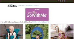 Desktop Screenshot of gowithmechair.com